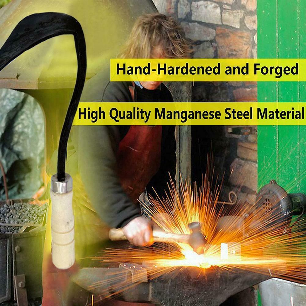 Korean Traditional Garden Digger Tools General Carbon Steel with Wooden handles