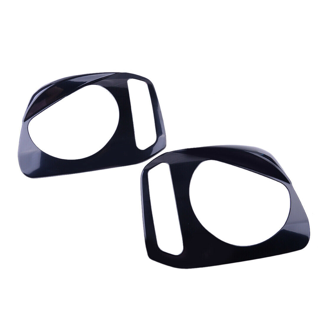 Black Bird Style Front Headlight Trim Cover 2pc Fit For Suzuki Jimny 2007-17