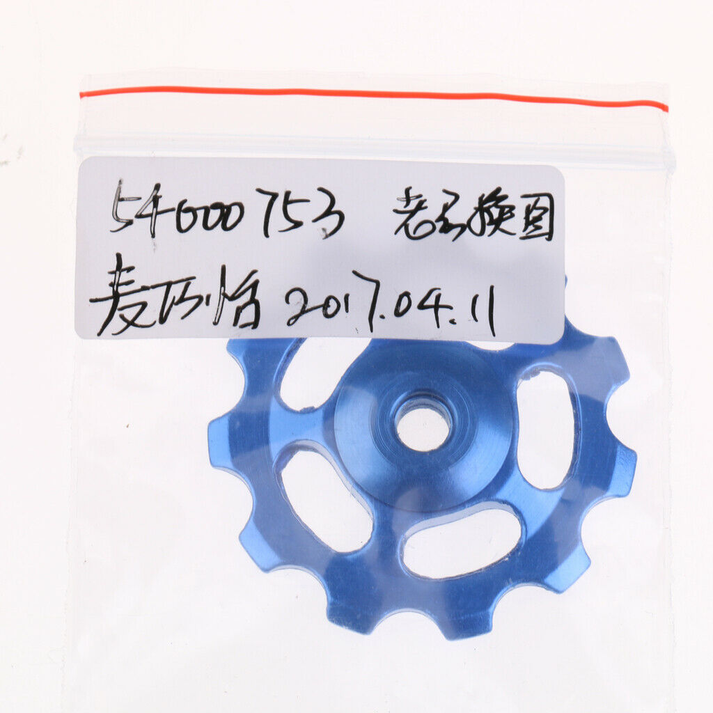Aluminium Alloy Road Bike Jockey Wheel Rear Mech Derailleur Pulley 11T Blue