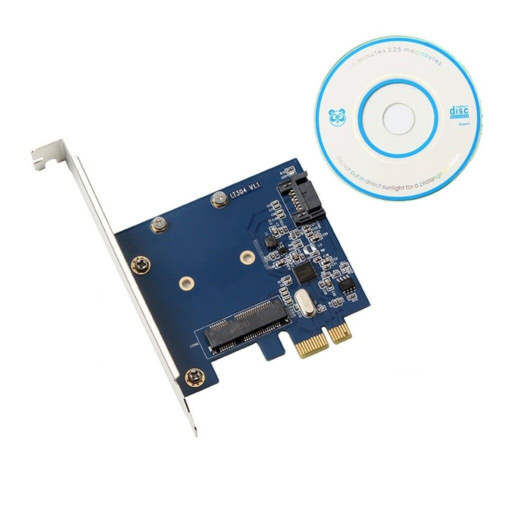 PCI-E to mSATA SSD+SATA3 Combo Expansion Converter Adapter PCIe to SATAIII Card