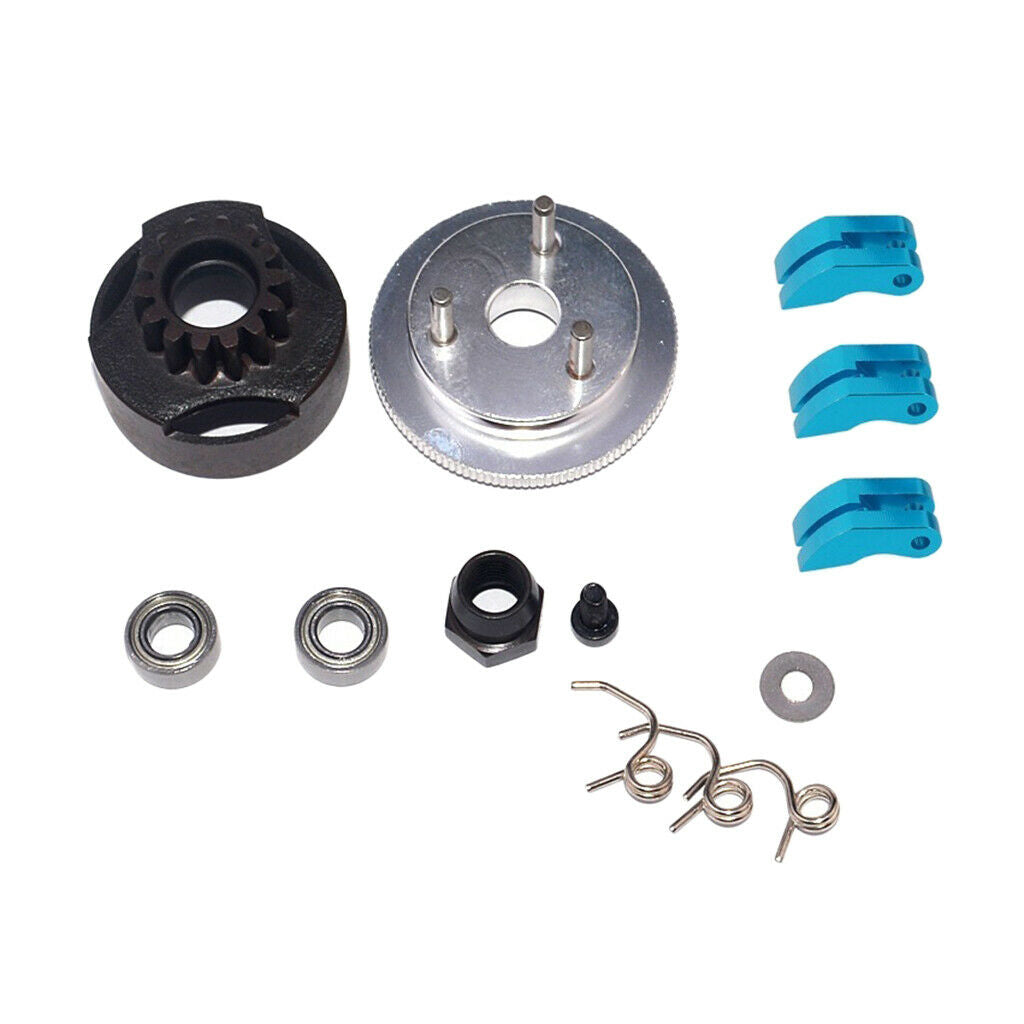 14T Gear Flywheel Set Clutch Bell Assembly Fr RC 1/8 HSP Team  Truck Car