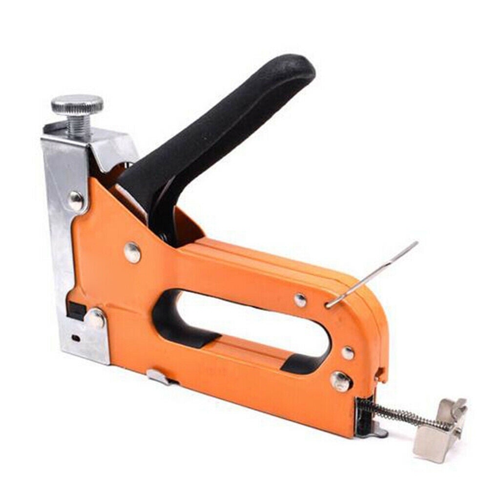 Heavy Duty Staple Gun Stapler Tacker + 600 nails 3 in 1 Powerful Hand Tool Wood