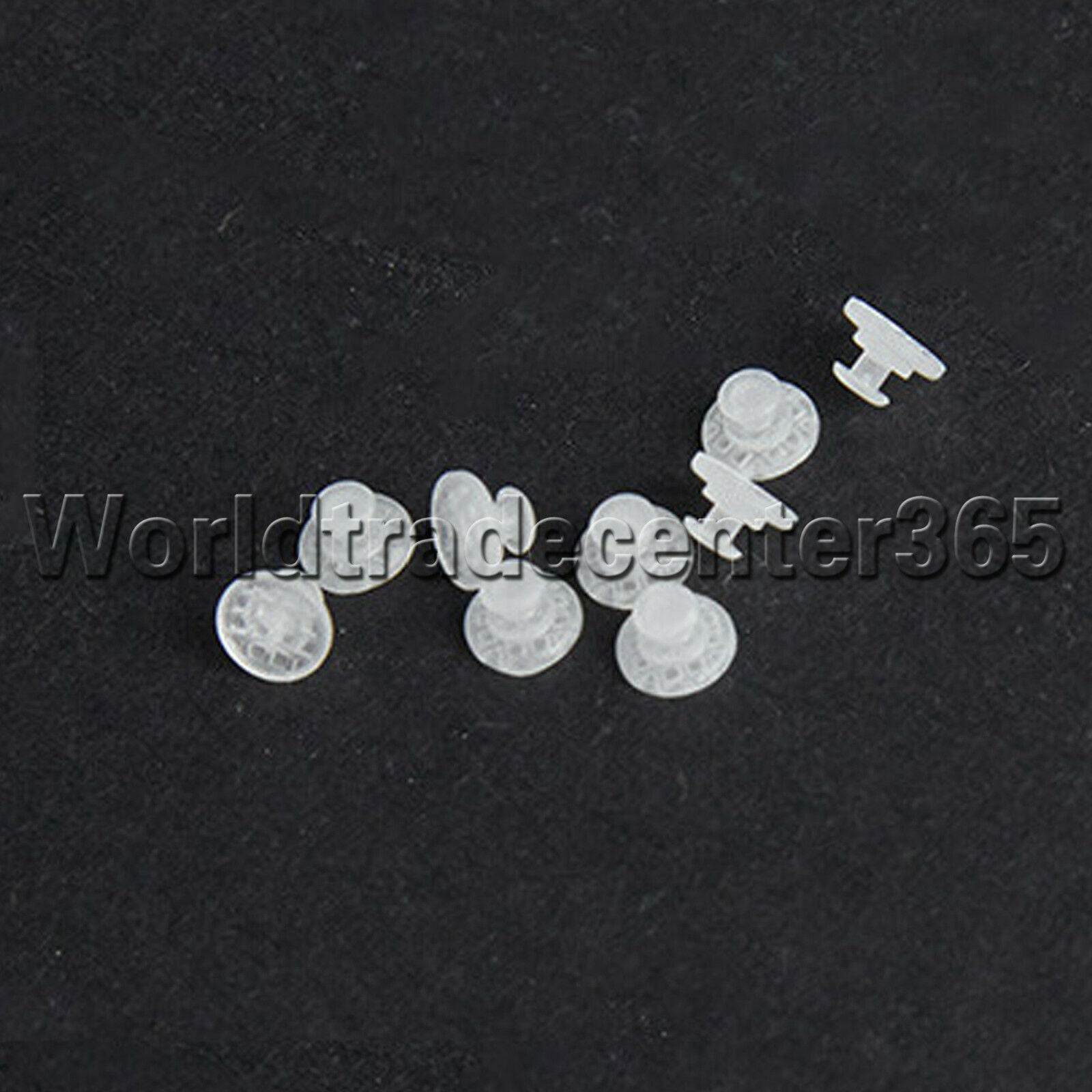 Dental Ortho Composite translucent Ceramic Lingual Button Bondable Round Base