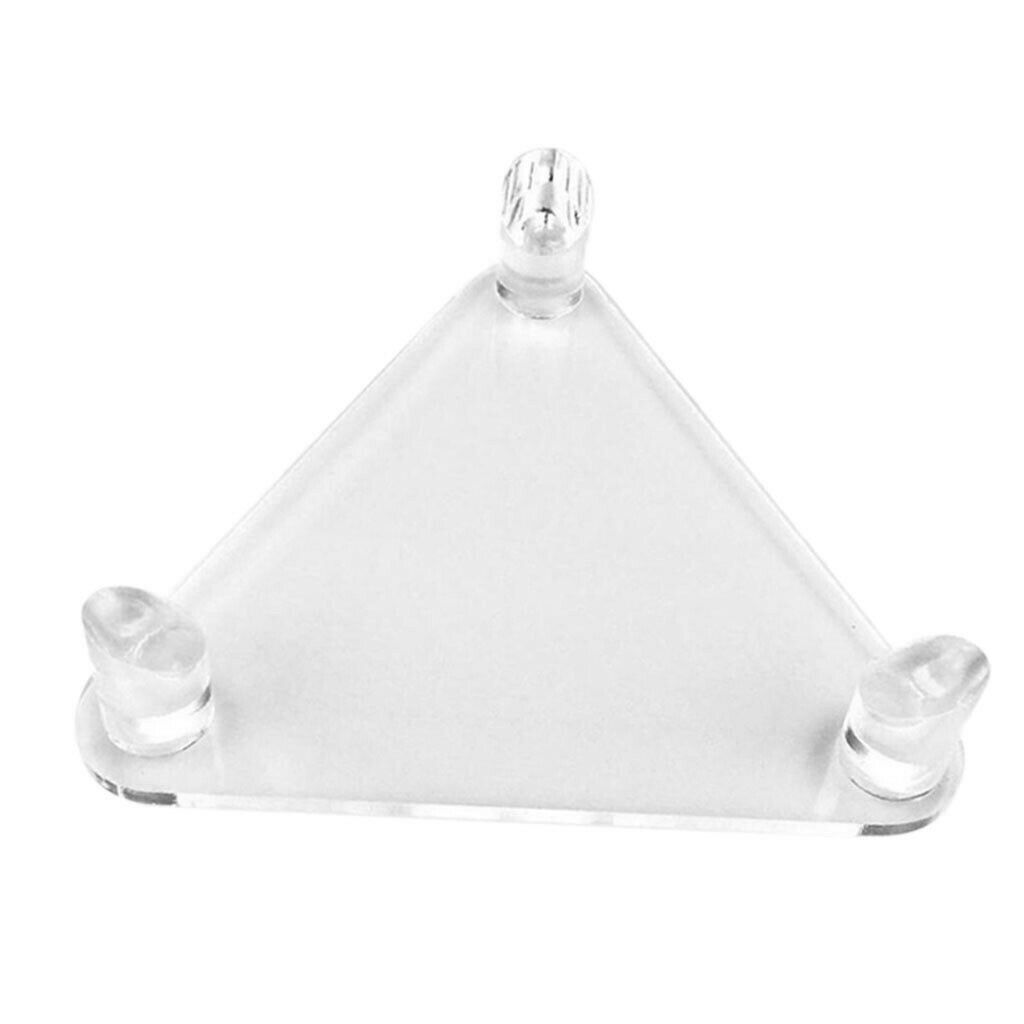 Acrylic Ball Display Stand 3 Peg Rugby Basketball Football Soccer Holder