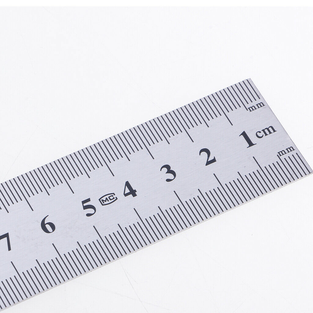 2x Steel Square Ruler for Engineer / Carpenter/ Dressmaking Measurement Tool