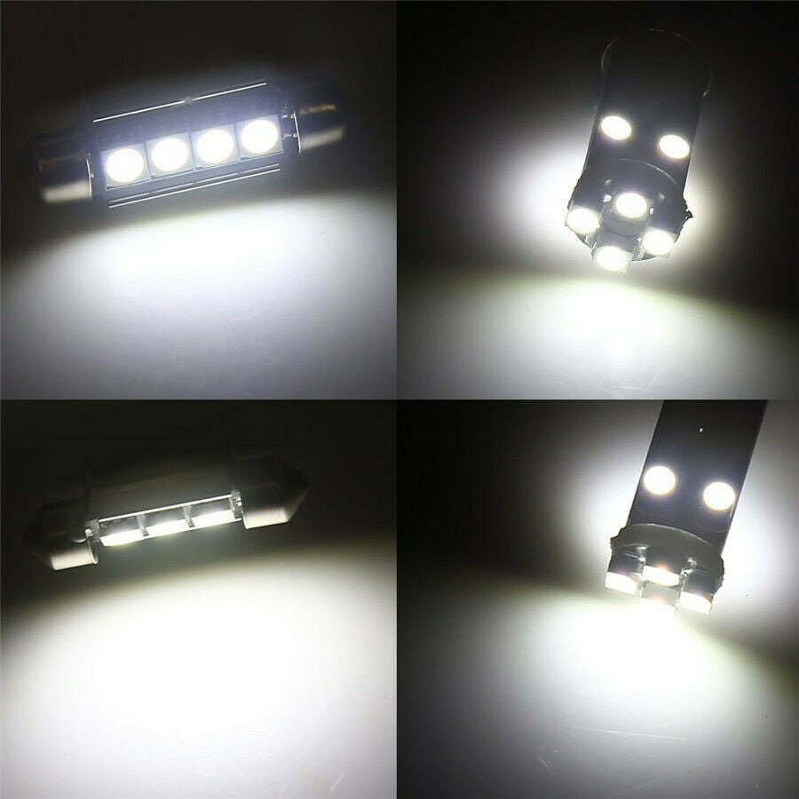 27Pcs Car Interior White LED Light Bulb For Mercedes Benz E class W211 2002-2008
