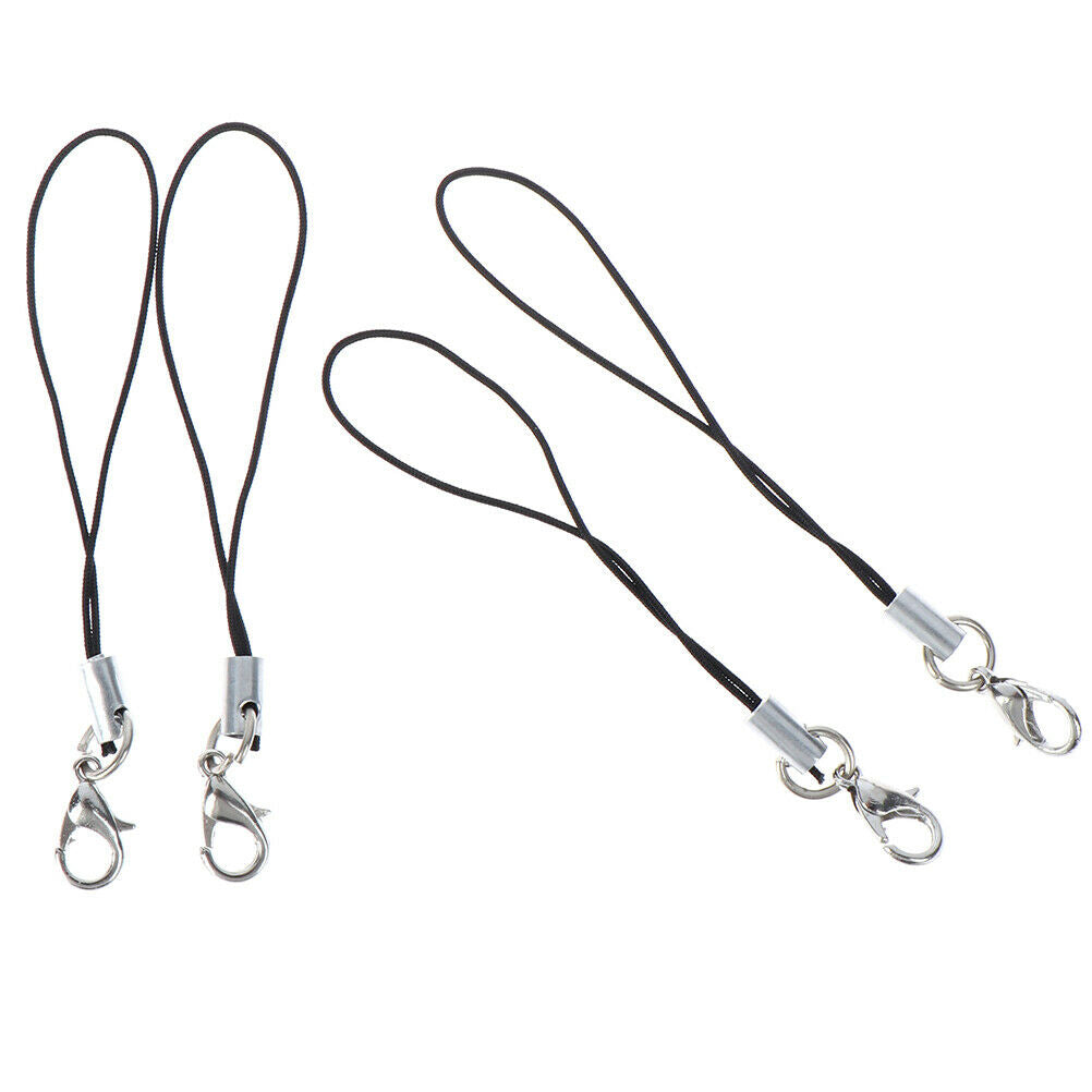 10Pcs Lanyard keychain for USB flash drive strap string bla.l8