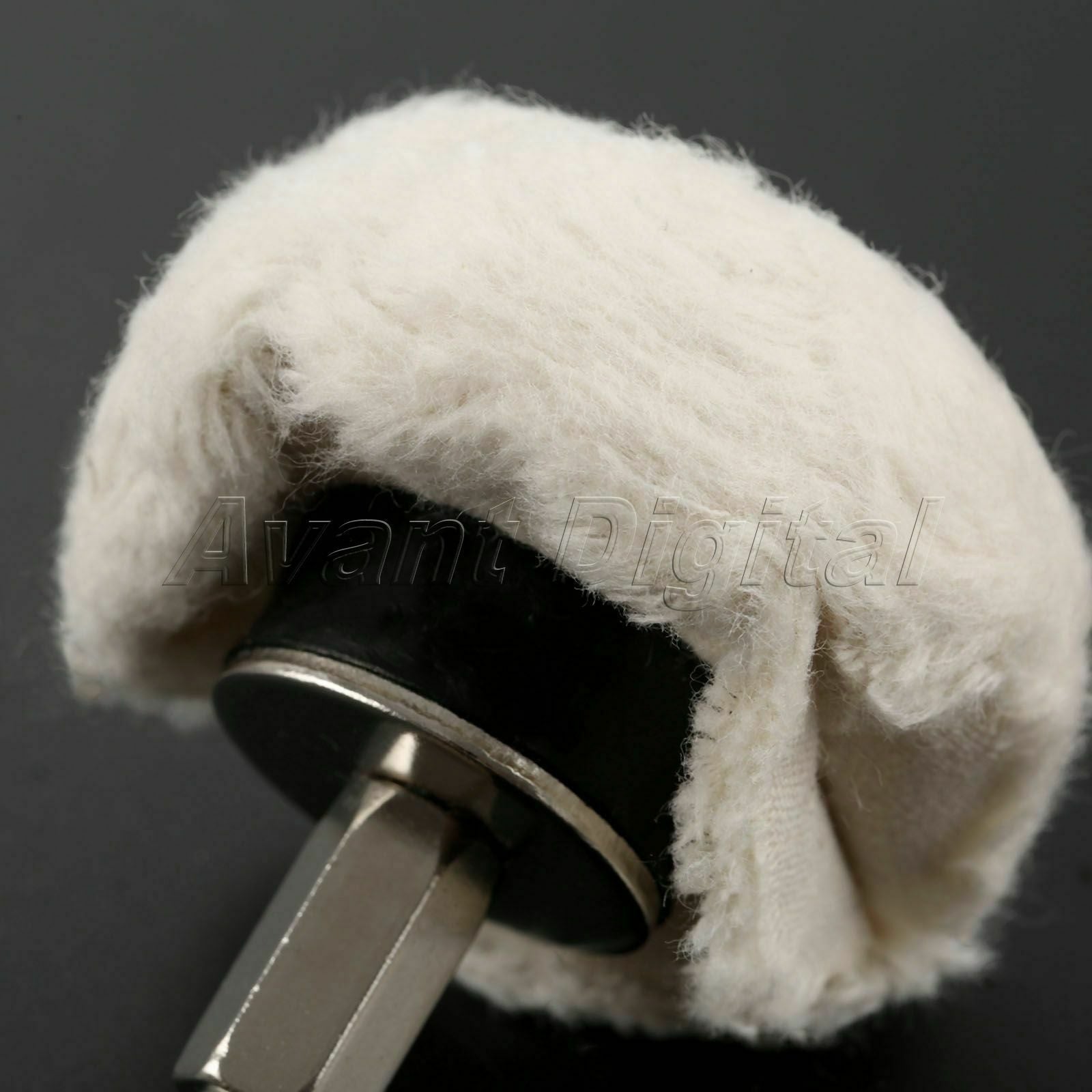6mm Shank 50mm Cotton Polishing Buffing Wheels Pad Abrasive Crafts Rotary Tool