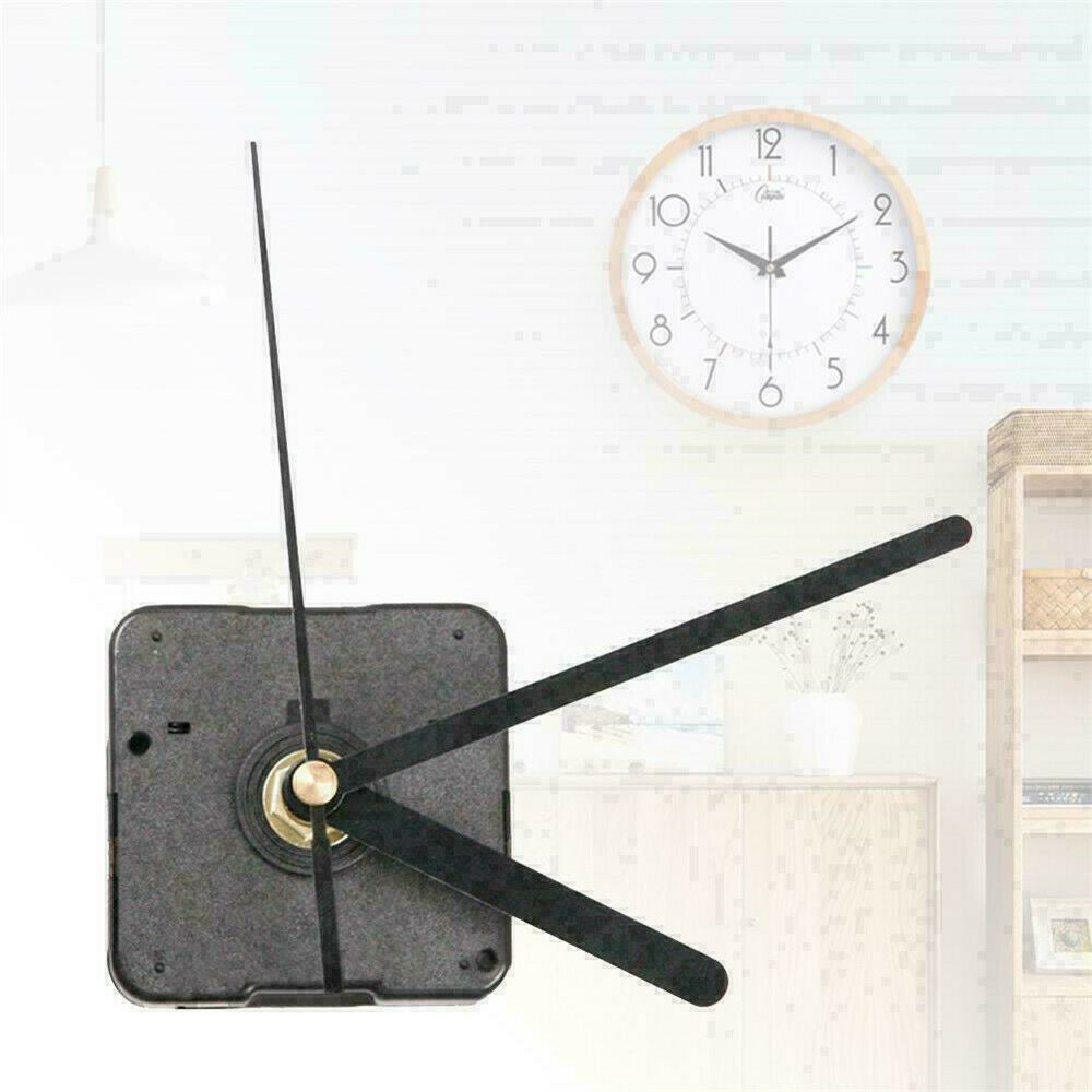 Silent DIY Clock Quartz Movement Mechanism Hands Replacement Part Sets Red Black