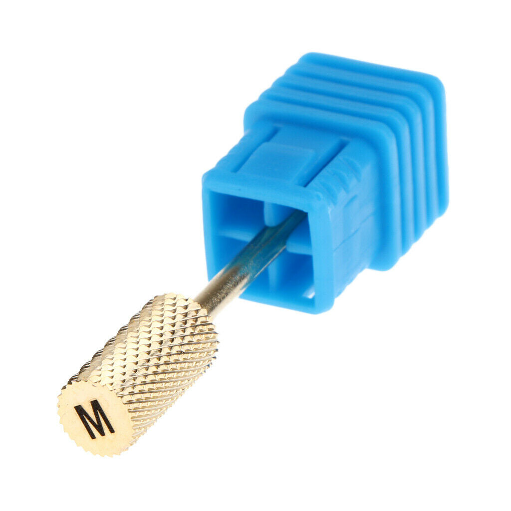 1x Small Barrel Heads Pro Nails Tips Drill Bit Grinding Polishing Head M