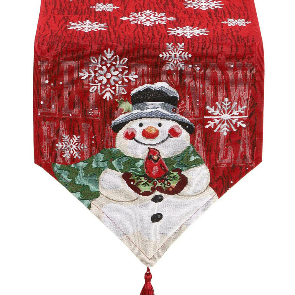 Christmas Table Runner Placemat Set 1 Table Runner + 4 Table Placemat for Dining