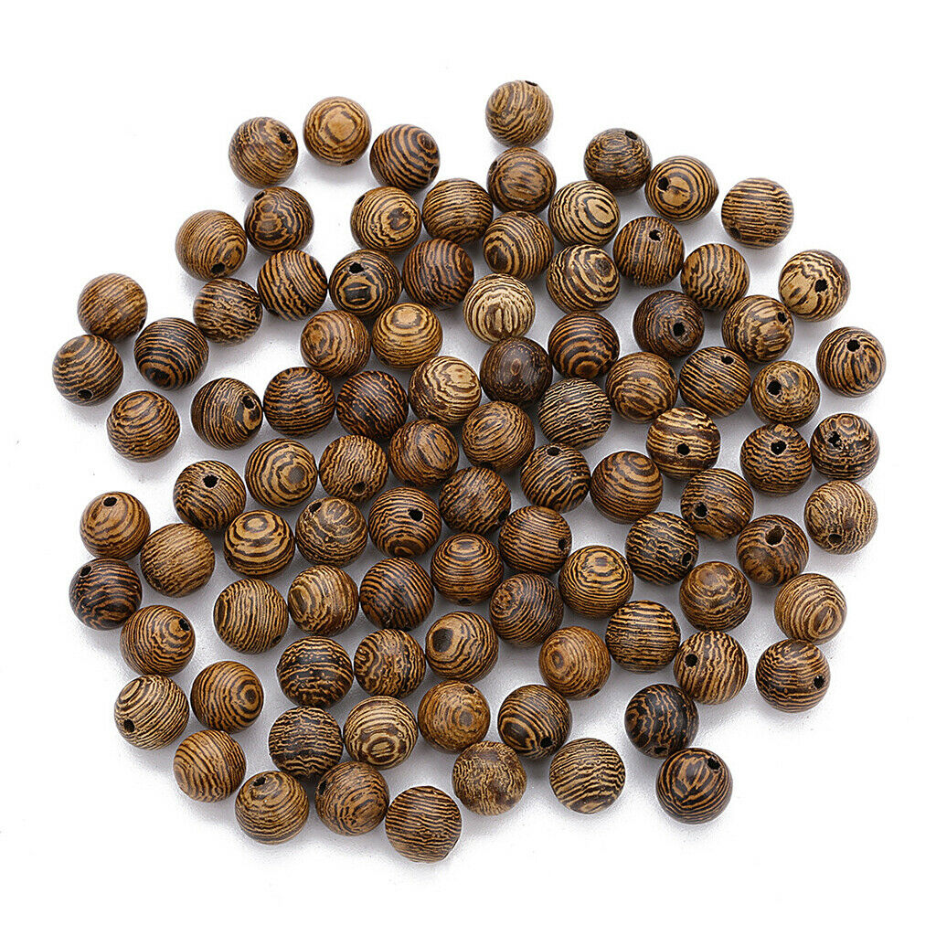 Fashion Wooden Beads Round Wood Ball Necklace Bracelets Crafts Beads 8.5mm