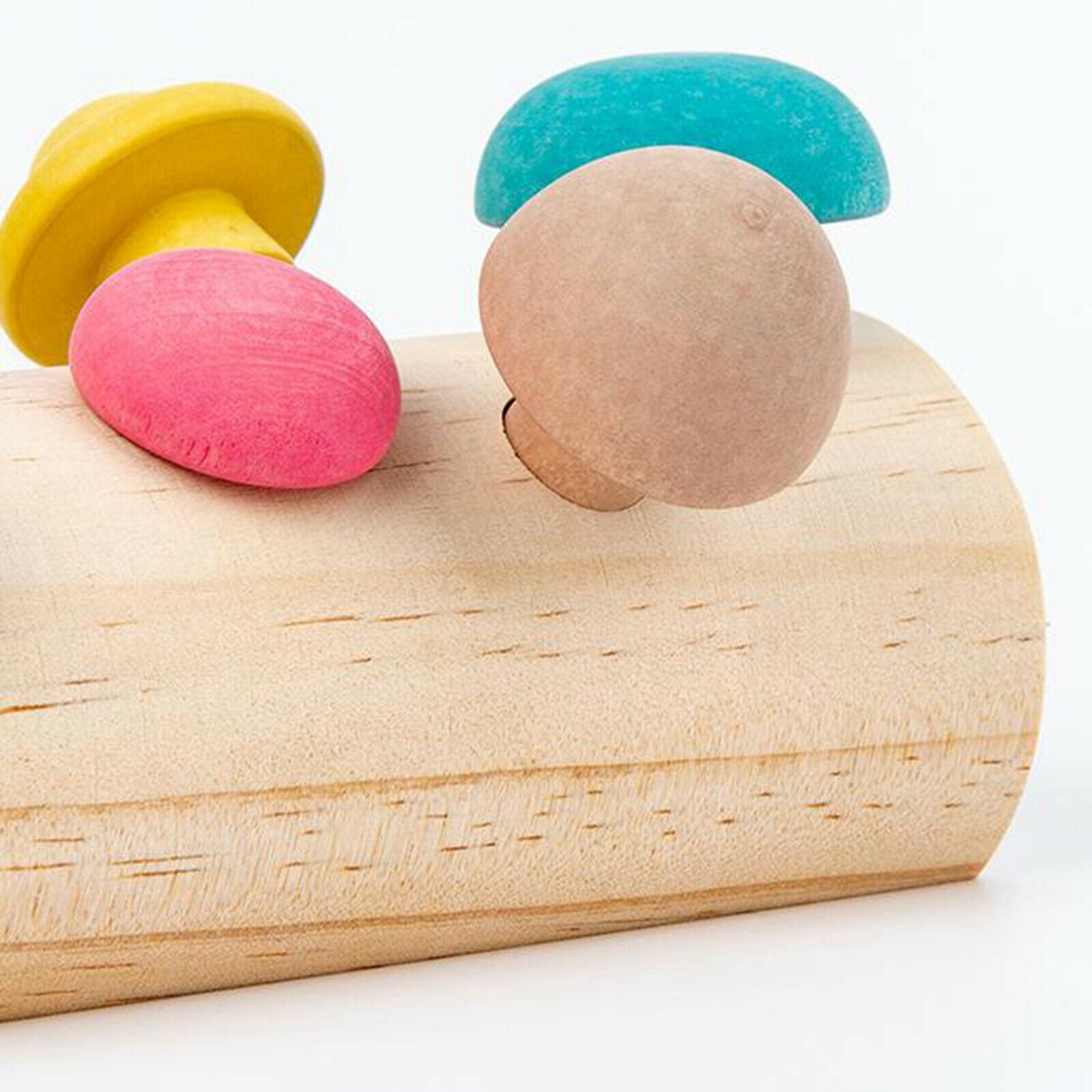 Early Childhood Educational Wooden Picking Mushroom Puzzle Fine Motor Skills