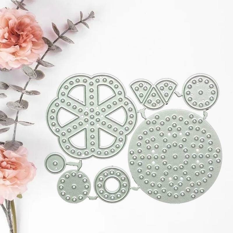 Flower Pendant Metal Cutting Dies Stencil DIY Scrapbooking Album Paper Card Mold
