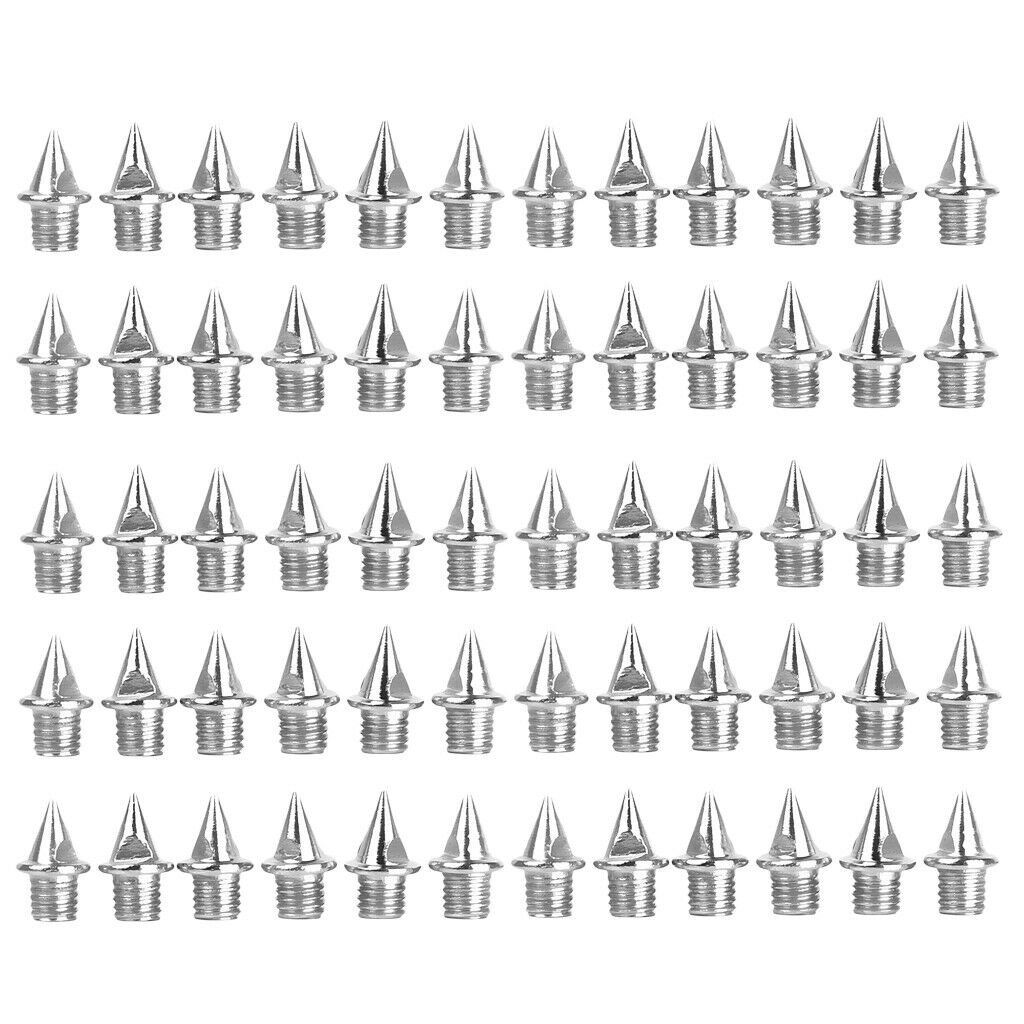 60pcs Replacement Nails Athletic Replacement Running Spikes for Athletics 7mm
