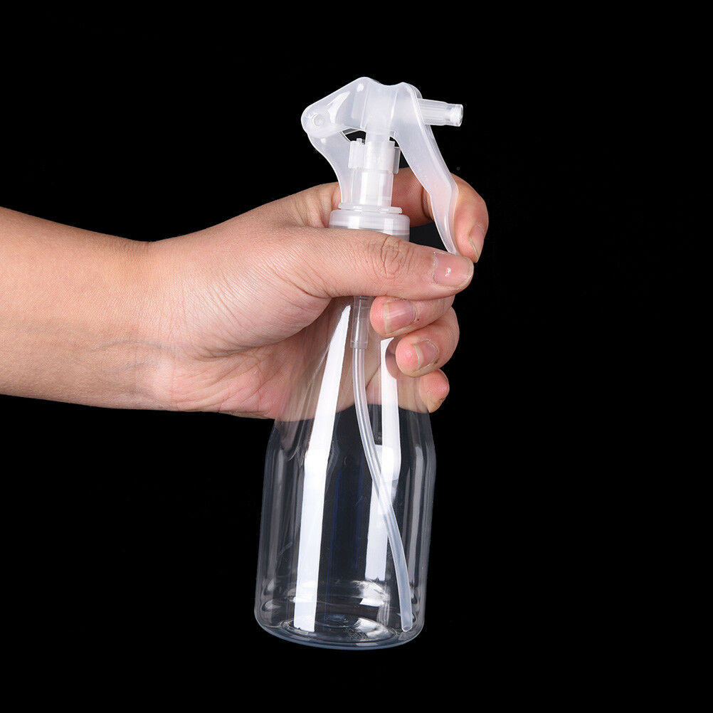 200 ml Clear Empty Hand Trigger Water Spray Plastic Bottle Cleaning Gard.l8