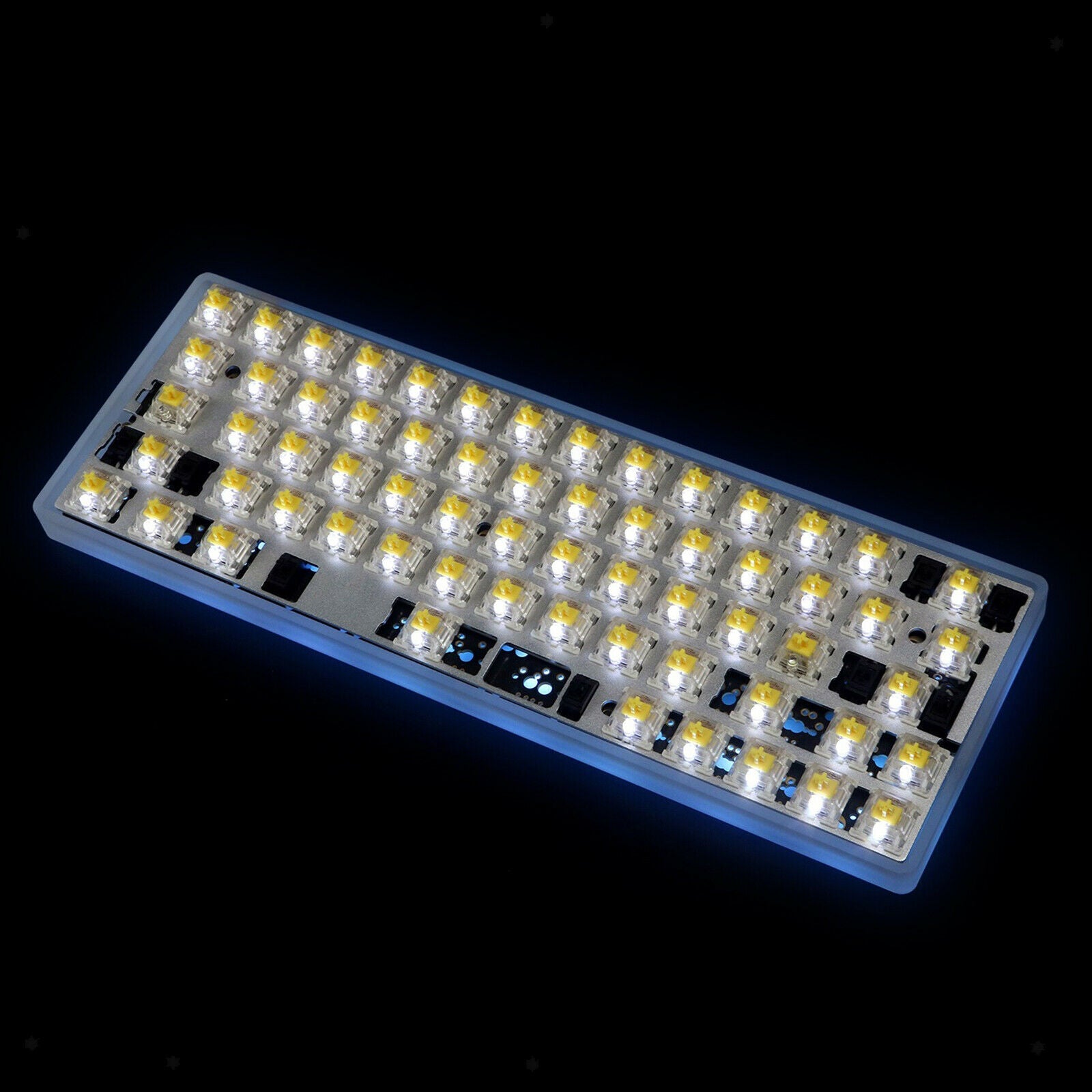 Keyboard Case Frosted Acrylic Shell for 60% DIY GH60 USB port Professional
