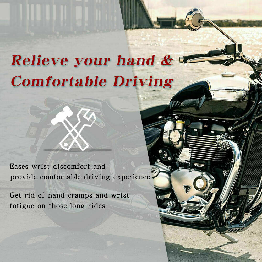 Universal Motorcycle Cruise Control Throttle Lock Assist Retainer Wrist Grip