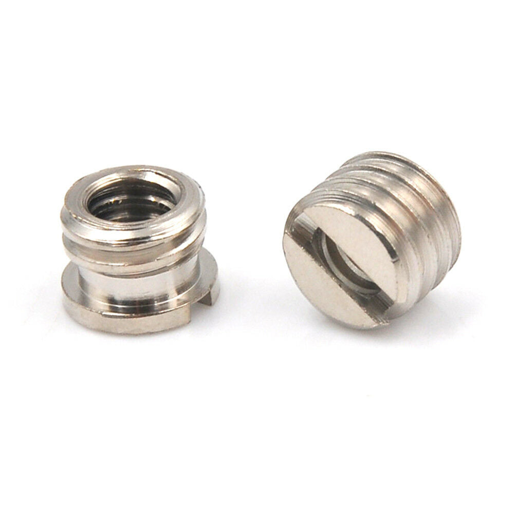 5Pcs 1/4" to 3/8" Convert Screw Adapter For Tripod And Camera Monopod Ball.l8
