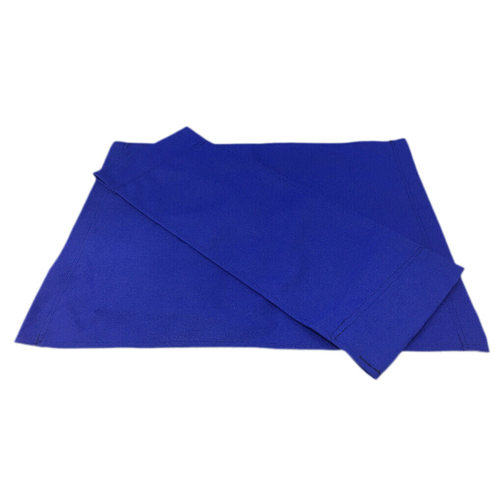 4X Canvas Backrest Seat Cloth for Cross Folding Chair/Stool/Seat Blue
