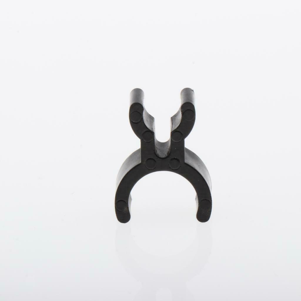 10Pcs Durable Trumpet Pencil Clip Inside Pipe Make Notes Accessory Black