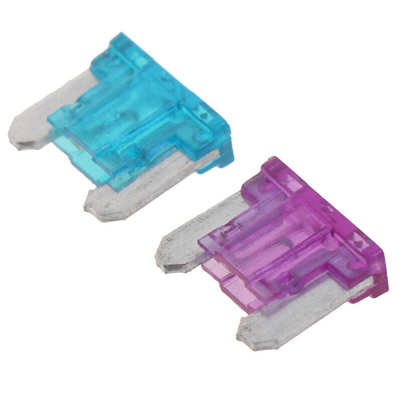 100x Micro Auto Car Low Profile Mini Blade Fuse Kit 3A5A7.5A10A15A 20A25A3  SJ