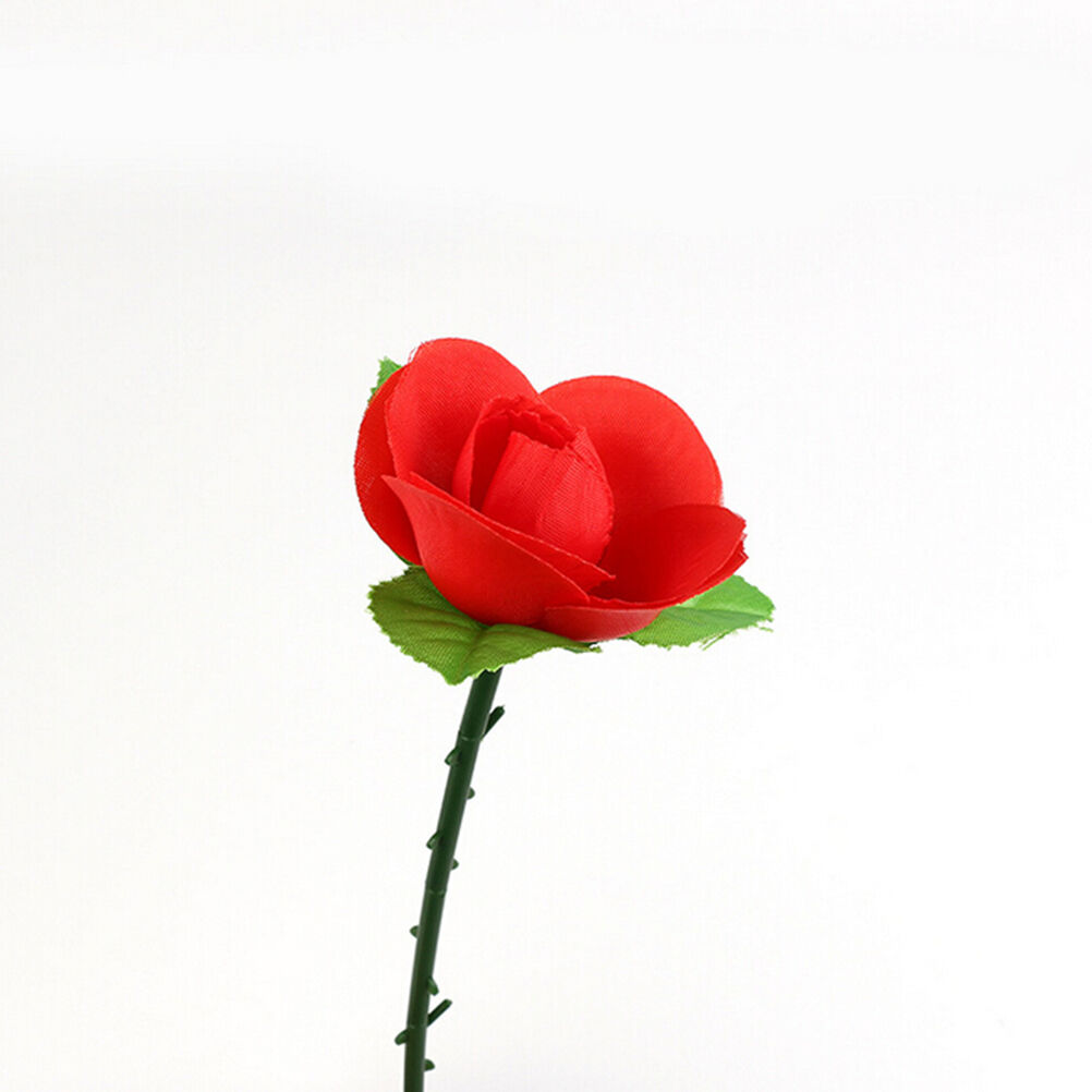 Folding Red Rose Magic Tricks Props Toys Romantic Surprise To Your Love.l8