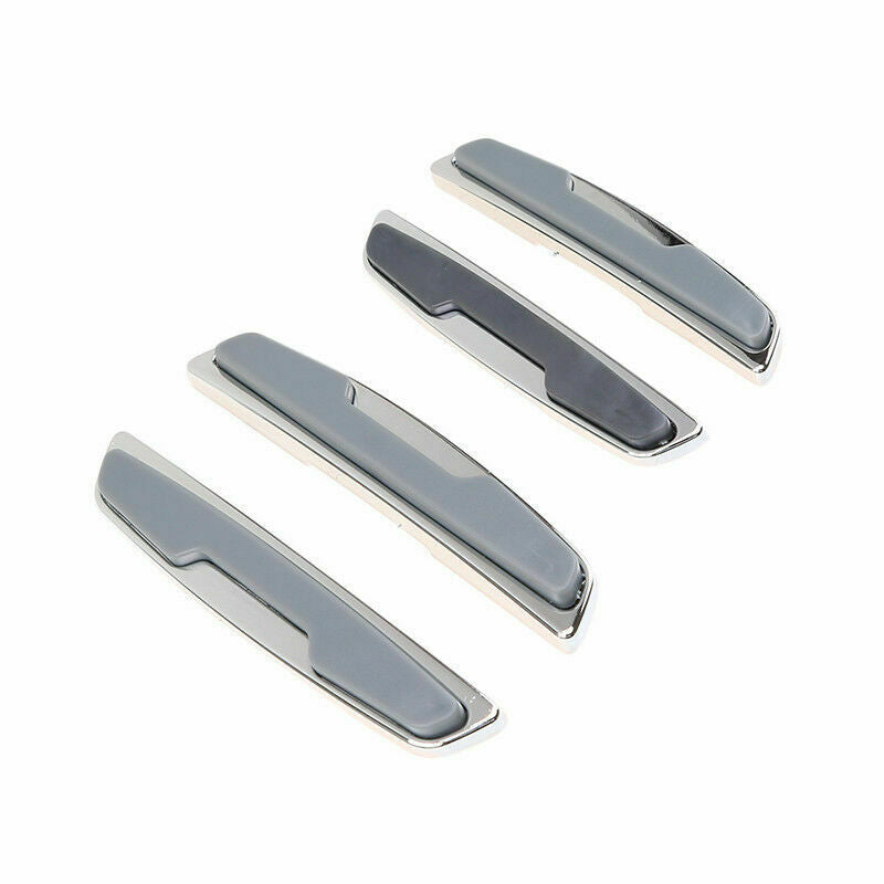 Car Auto Door Edge Guards Anti-rub Trim Molding Strip Scratch Protector Grey Set