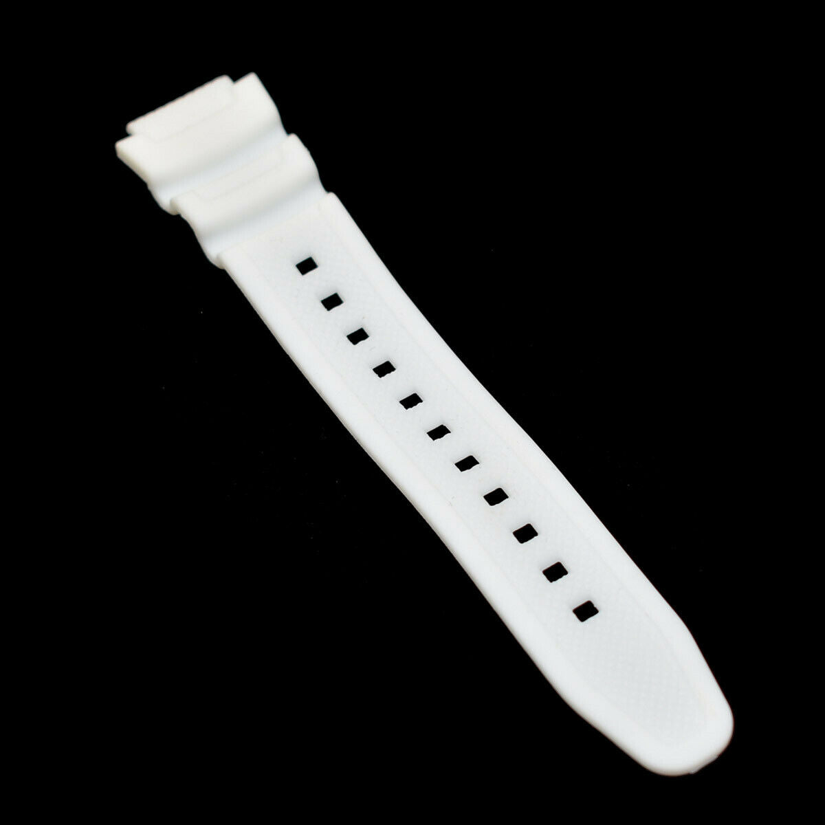 Rubber 18mm White Watch Strap With Pins For SGW-300H SGW-400H SGW-300 SGW-400