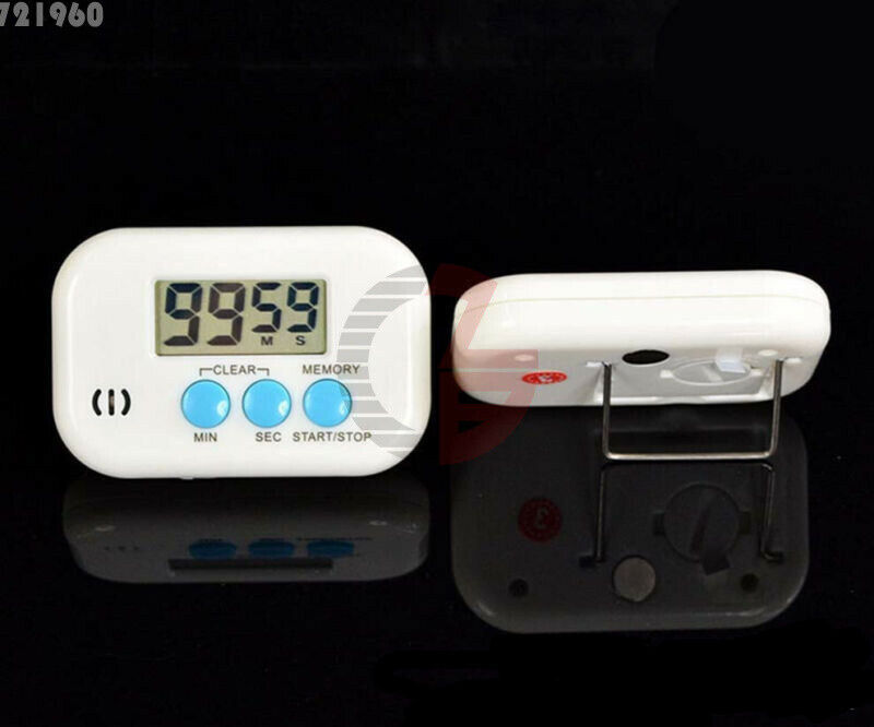 Magnetic Electronic Clock Timer Kitchen Up Count Cooking Digital LCD Down Alarm