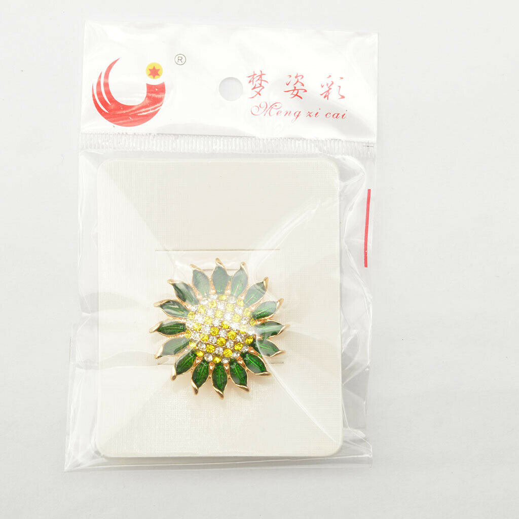 Unique Sun Flower Brooch Pin Jewelry Accessories Multi-color Women Gift