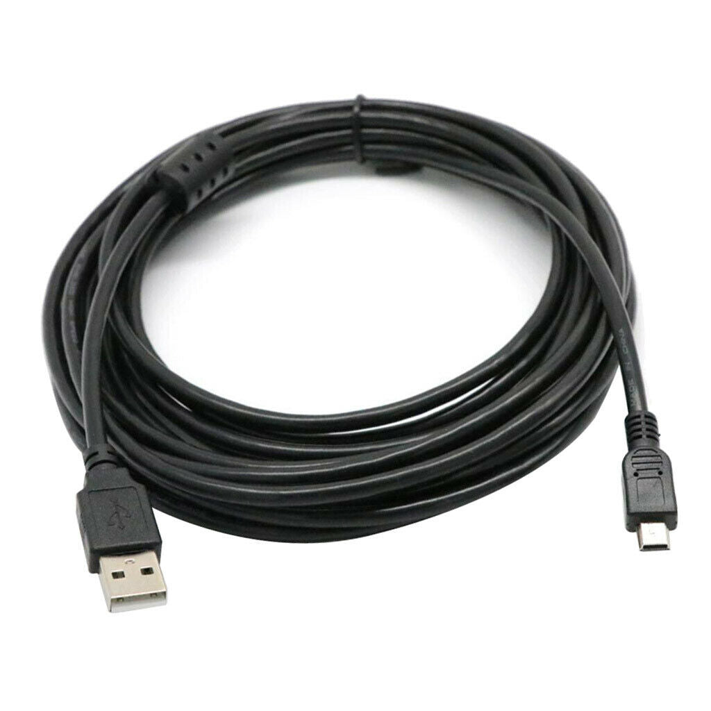 USB 2.0 A Male to Mini B 5 Pins Male Line Data Sync High Speed Charging Cord