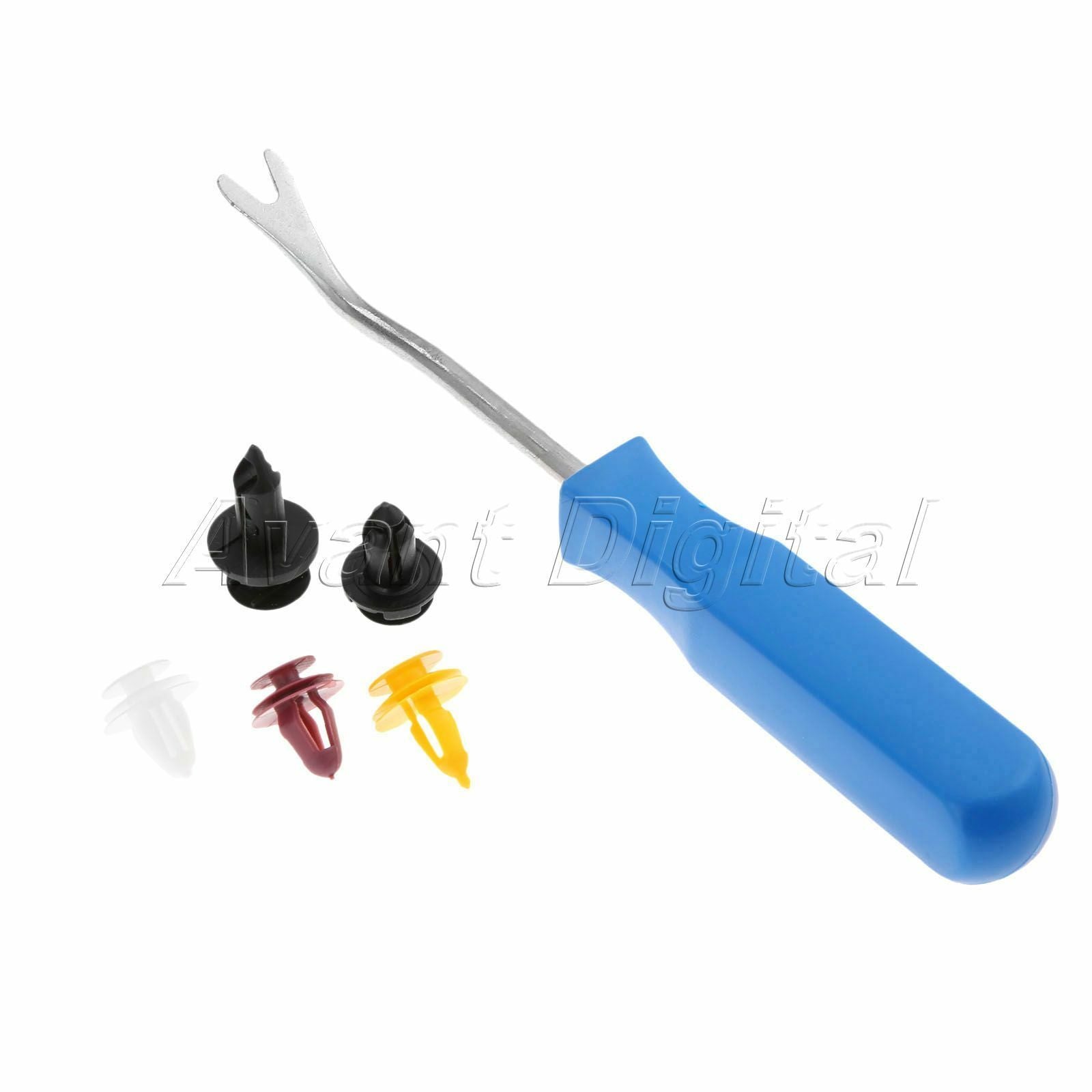 Plastic Mixed Door Bumper Panel Fender Fastener 500PCS with blue remover Tool