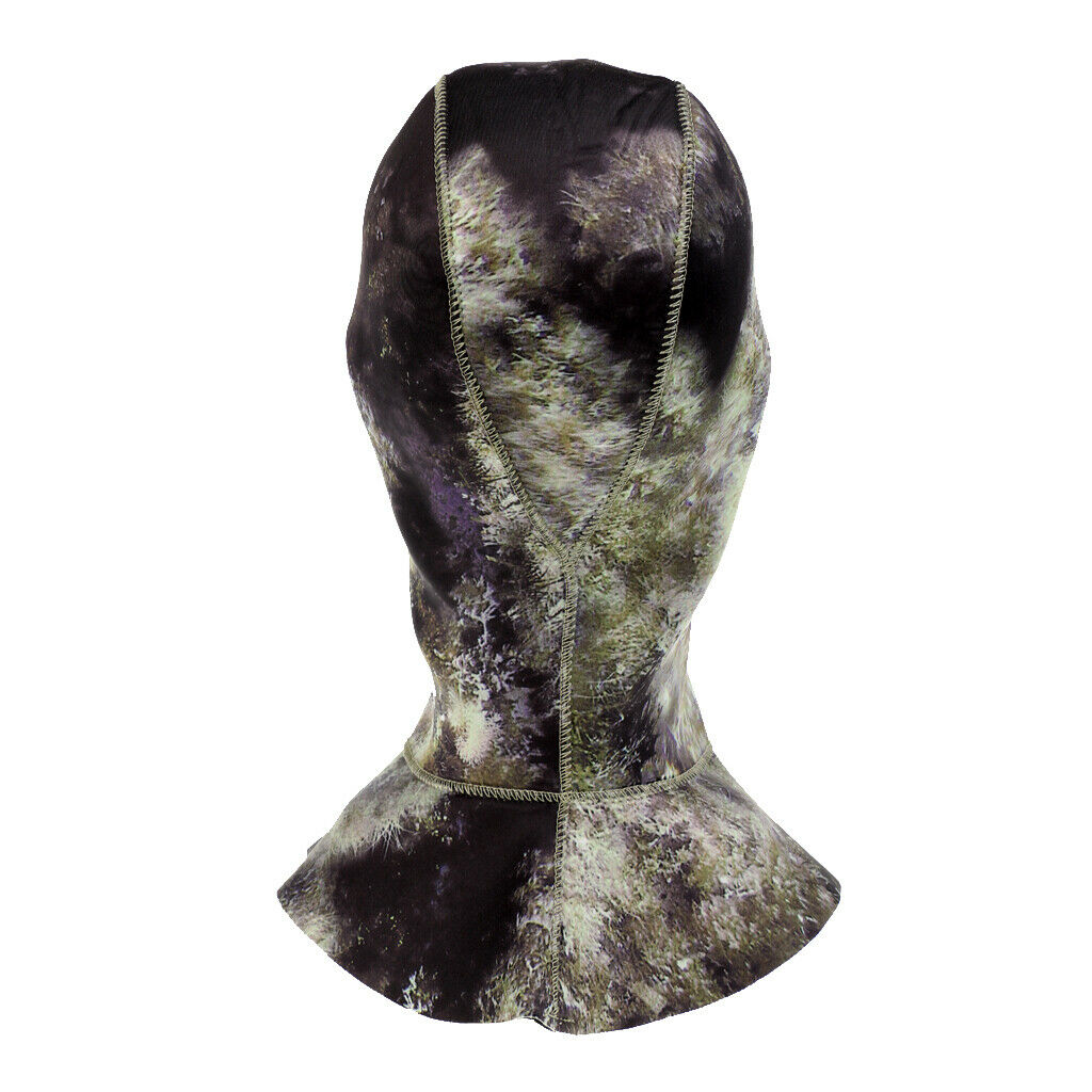 Diving Surfing Wetsuits 3mm Neoprene Vented Bib Hood XXL Green Camouflage