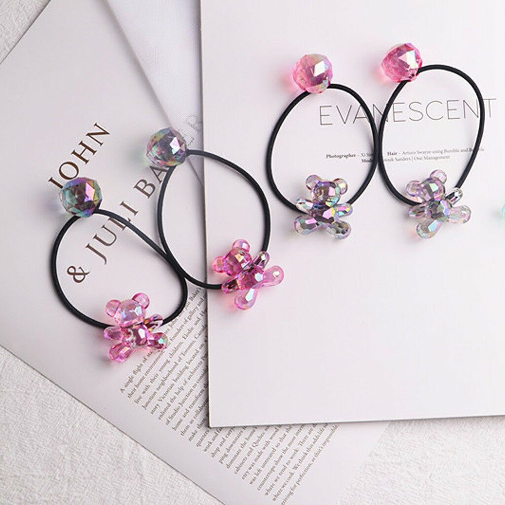 5 Pcs Drilled Faceted Water Drop Crystal Charms Beads DIY Headwear Craft
