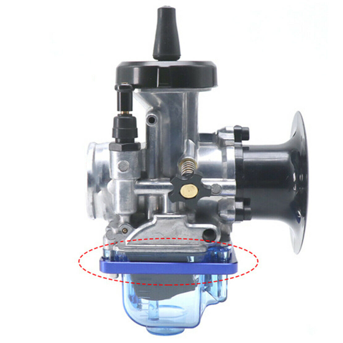 Motorcycle Carburetor Bottom Float Bowl Shell Fit for PWK I II III Carb Acc