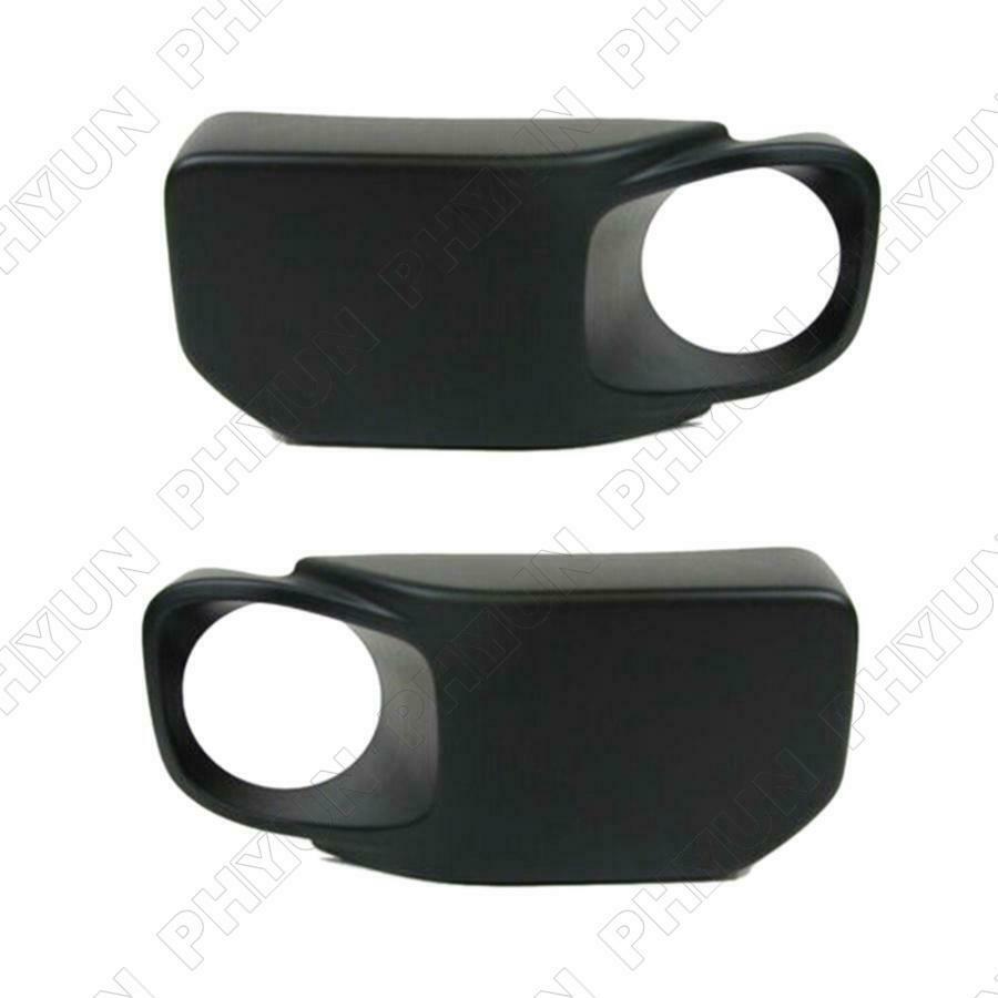 2xFront Bumper Fog Light Cover 68231962AA 68231963AA For Jeep Wrangler 2013-2017