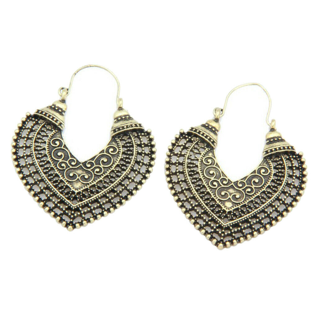 3 Pairs Set Women's Fashion Hollow Dangle Earrings Hook Earrings Minimalist