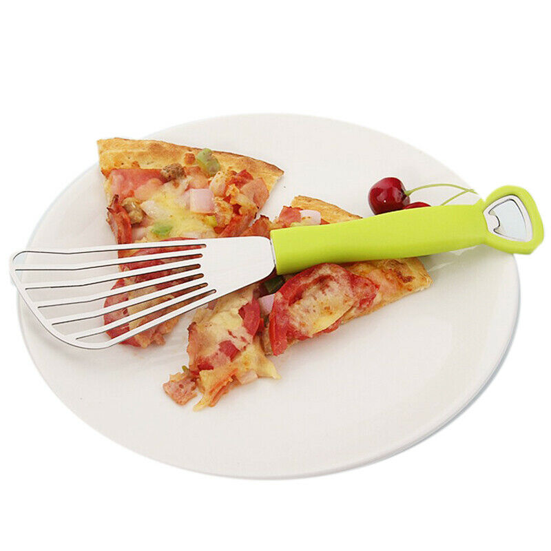 Steak Slotted Shovel Fish Spatula Multi-Purpose Stainless Steel Cooking TooS Lt