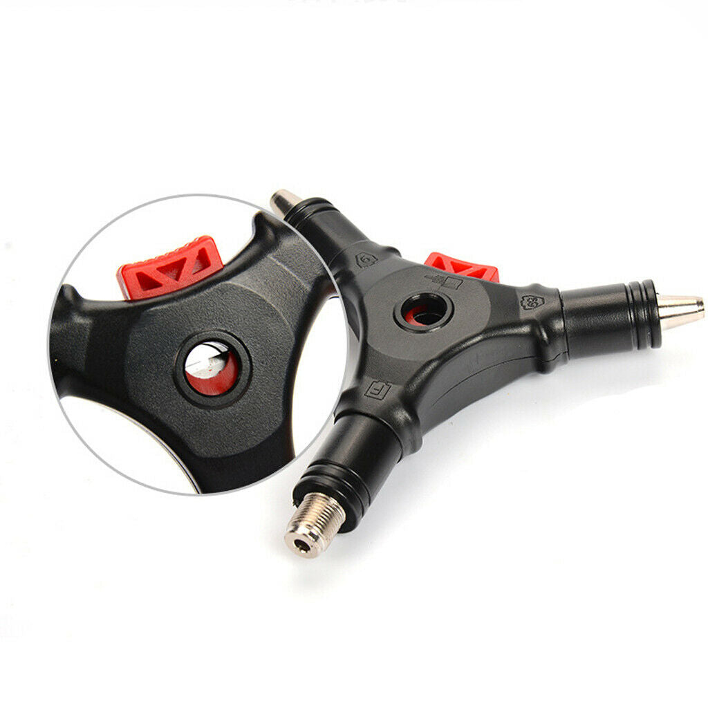 Coaxial Compression Tool F Head RG59 RG6 Connector Coax Cable Stripper