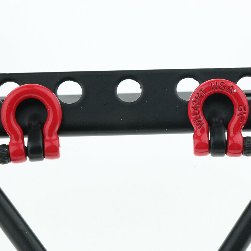 1/10 RC Crawler Bumper Bull Bar W / Shackle Tow Hook for Axial