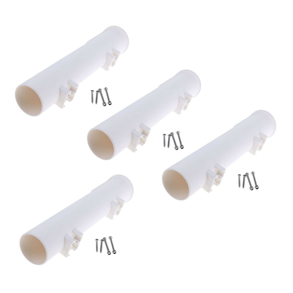 4 Marine Boats Yacht Vertical Fishing Rod Holder Support Bracket