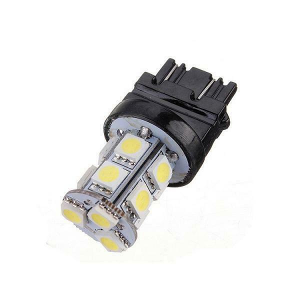 10Pcs 3157 13SMD 5050 Reverse Brake Turn Tail Backup LED Light Bulb White