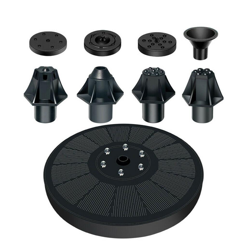 7V Solar Panel Fountain Water Pump Aquarium Lawn Bird Bath Garden Pool