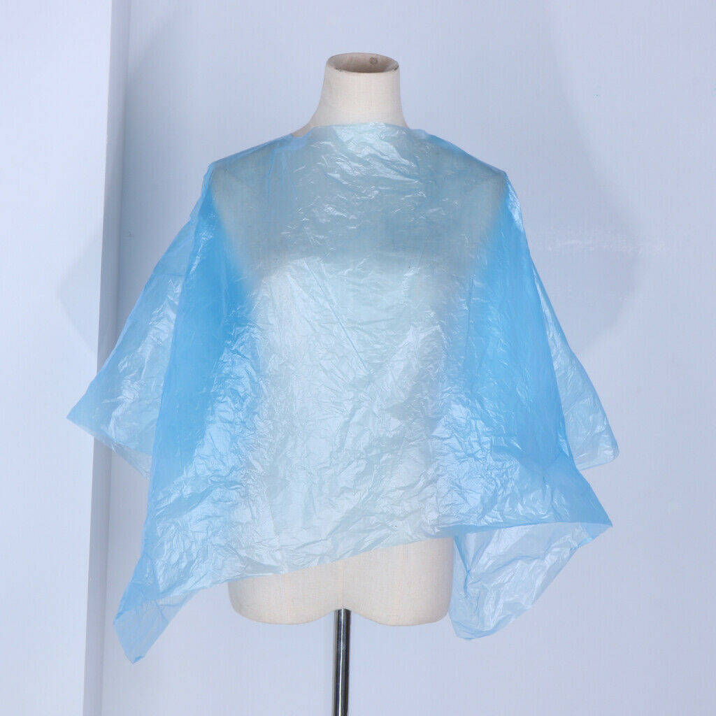 100pcs Disposable Cape Hairdressing Cloth Hair Cutting Hairdressing Barber Salon
