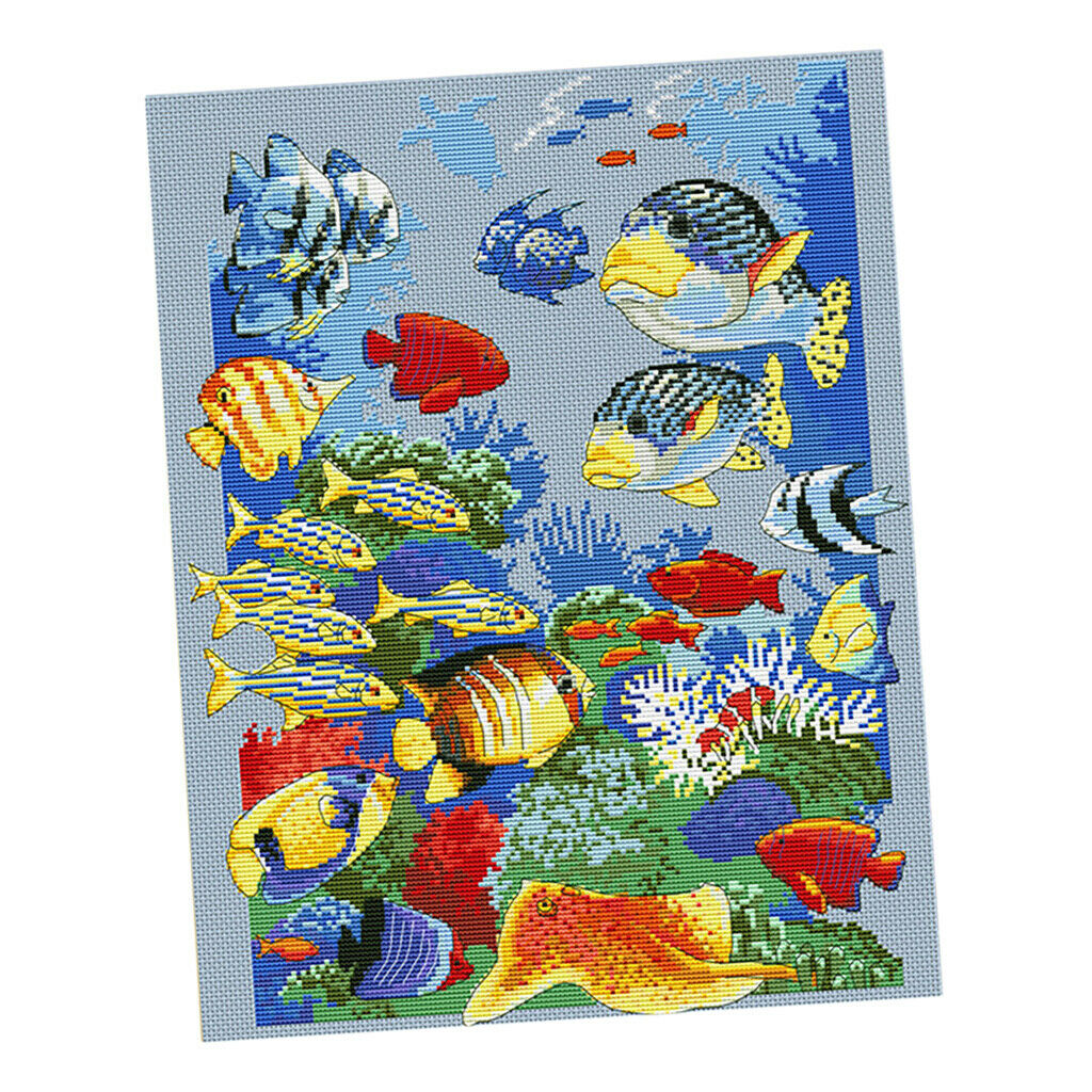 1 Pieces Tropical   Counted Cross Stitch Kits DIY Craft Embroidery Craft
