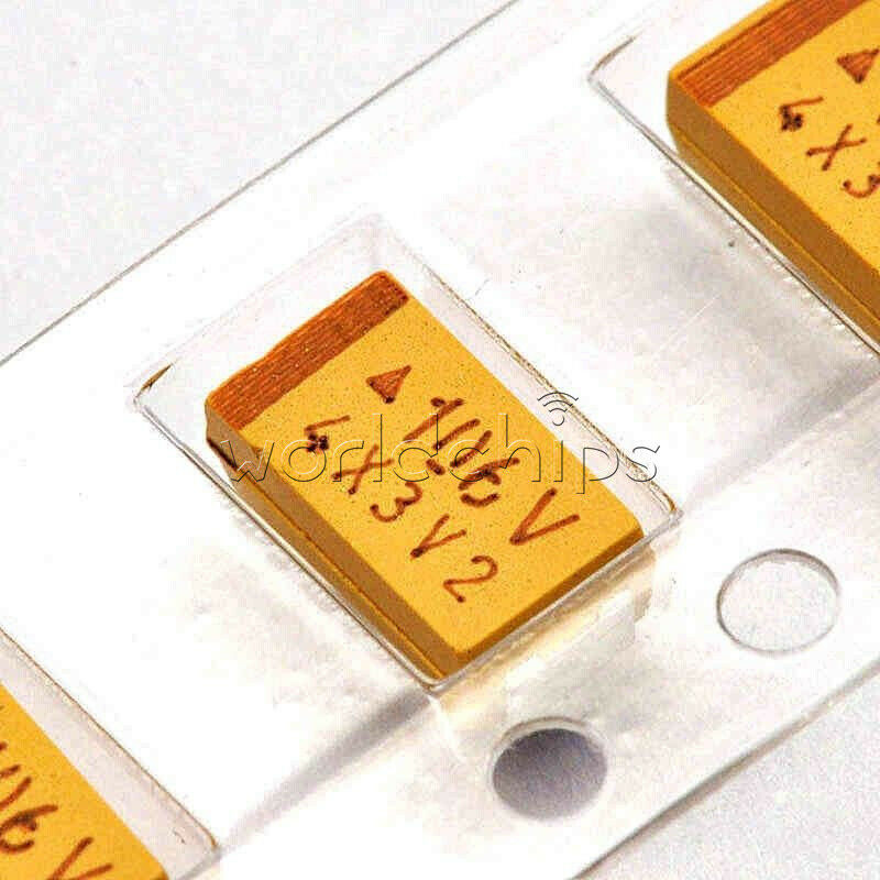 20PCS Lot SMT SMD 6032 C Type 10uF 35V Chip Tantalum Capacitors