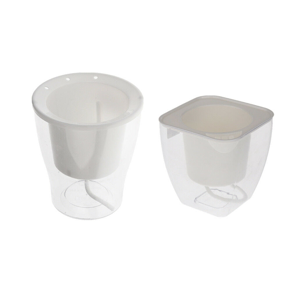 2pcs Self-Watering Planters Indoor/Outdoor Yard Garden Flower Herb Pots