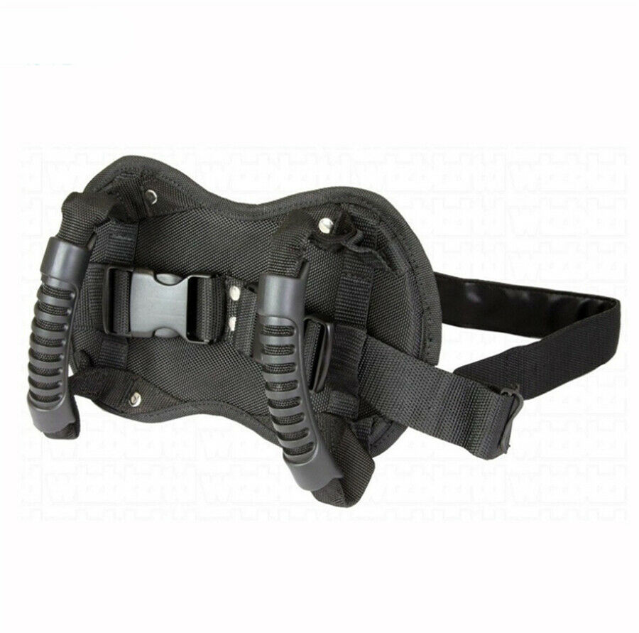 Motorcycle Scooters Belt Rear Seat Passenger Grip Grab Handle Non-slip Strap
