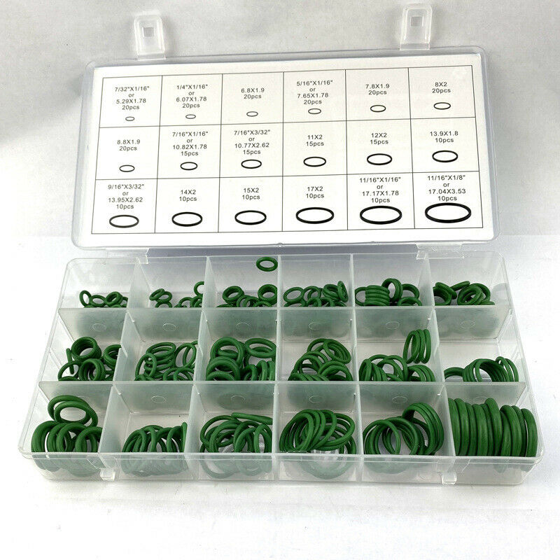 Car AC A/C System O-Ring Gasket Seals Washer Rapid Seal Repair Kit Accessories